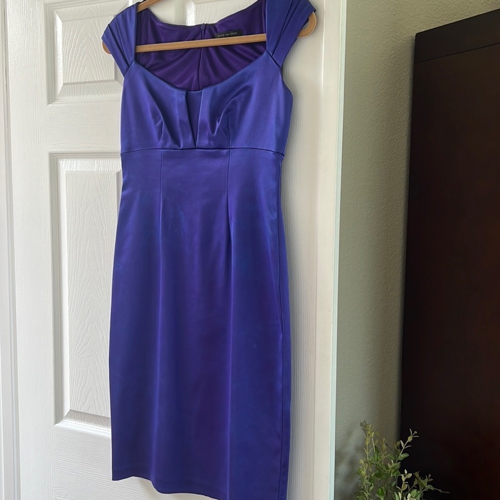 Purple beautiful fitted dress worn once